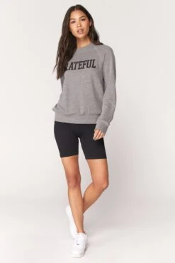 Spiritual Gangster Grateful Sweatshirt 11 Spiritual Gangster Grateful Sweatshirt -Yoga Sportswear-Spiritual Gangster CS0417001 HGR 5