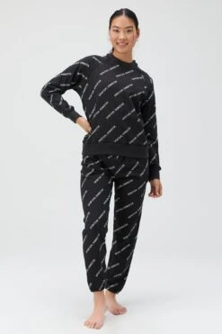 Spiritual Gangster Logo Old School Sweatshirt -Yoga Sportswear-Spiritual Gangster FA20417037 BSP 4857