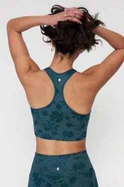 Spiritual Gangster Jacquard High Neck Seamless Bra -Yoga Sportswear-Spiritual Gangster FA23676008 ffp 07
