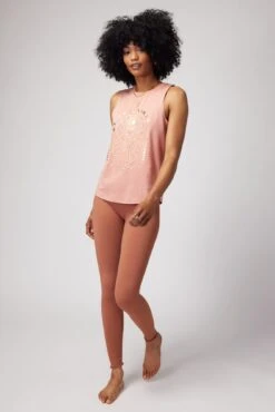 Spiritual Gangster Let The Light In Muscle Tank -Yoga Sportswear-Spiritual Gangster FA30411004 ROSEDAWN 27548