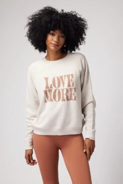 Spiritual Gangster Love More Bridget Sweatshirt
