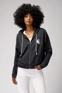 Spiritual Gangster Yin Yang Hana Zip Hoodie