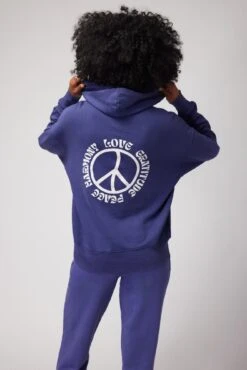 Spiritual Gangster Harmony Phoebe Hoodie -Yoga Sportswear-Spiritual Gangster FA30421004 FA30409007 INDIGO 27907