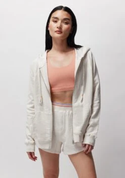 Spiritual Gangster Gratitude Zip Hoodie -Yoga Sportswear-Spiritual Gangster FA30422003 WSA 304