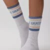Spiritual Gangster Gratitude Stripe Crew Sock