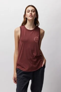 Spiritual Gangster Practice Gratitude Double Twist Tank