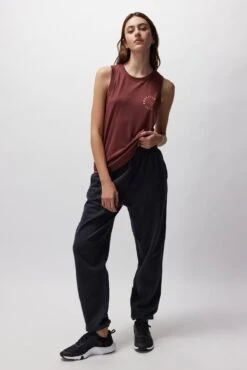 Spiritual Gangster Practice Gratitude Double Twist Tank -Yoga Sportswear-Spiritual Gangster FA33611005 WBR FA30409020 VTB 2616