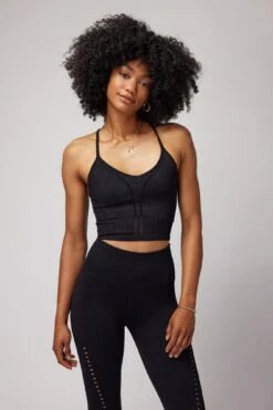 Spiritual Gangster Thea Seamless Crop Tank