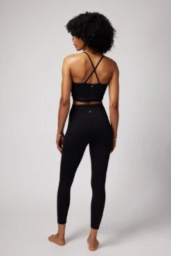 Spiritual Gangster Camille Dream Tech Laser Cut Bra -Yoga Sportswear-Spiritual Gangster FA33676008 FA33677008 BLK 26057