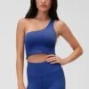 Spiritual Gangster Luna One Shoulder Seamless Crop Tank