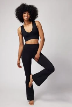 Spiritual Gangster Brooklyn Dream Tech Legging -Yoga Sportswear-Spiritual Gangster FA33677024 BLK 27720