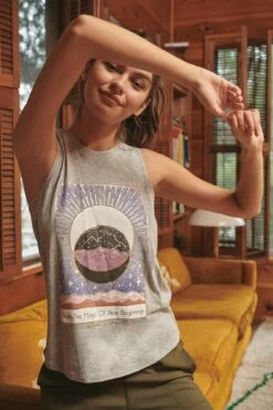 Spiritual Gangster Trust The Magic Muscle Tank -Yoga Sportswear-Spiritual Gangster HO20411029 HGR 1