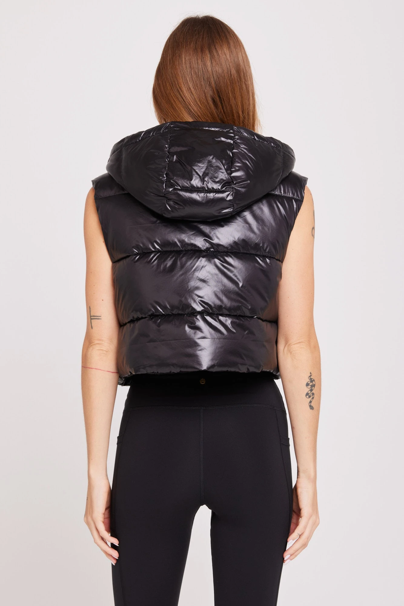 Spiritual Gangster Stella Cropped Puffer Vest 2 Spiritual Gangster Stella Cropped Puffer Vest - Image 2