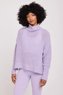 Spiritual Gangster Eva Funnel Neck Sweater