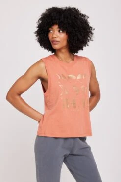 Spiritual Gangster Moon Phase Irina Muscle Tank -Yoga Sportswear-Spiritual Gangster HO30411029 GIR 39