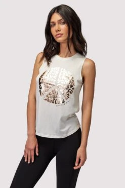 Spiritual Gangster Love Peace Muscle Tank