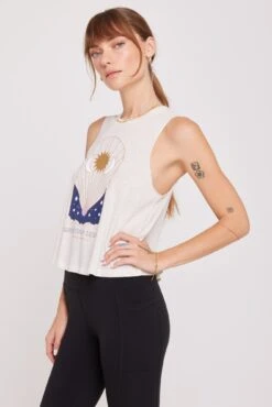 Spiritual Gangster Shine Your Light Crop Tank -Yoga Sportswear-Spiritual Gangster HO30411039 WSA 23