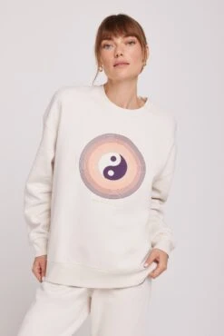 Spiritual Gangster Yin Yang Relaxed Crew 7 Spiritual Gangster Yin Yang Relaxed Crew -Yoga Sportswear-Spiritual Gangster HO30417008 HO30409021 WSA 17