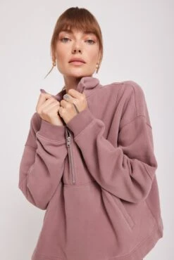 Spiritual Gangster Shay Half Zip Sweatshirt 7 Spiritual Gangster Shay Half Zip Sweatshirt -Yoga Sportswear-Spiritual Gangster HO30417011 DFG 26