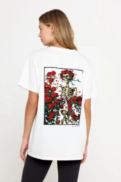 Spiritual Gangster Grateful Dead Roses Short Sleeve Tee