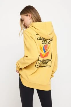 Spiritual Gangster Grateful Dead Cover Hoodie -Yoga Sportswear-Spiritual Gangster HO30421S09 YEL 43233