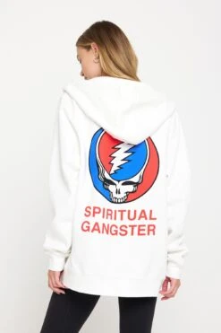 Spiritual Gangster Grateful Dead Lightening Zip Hoodie