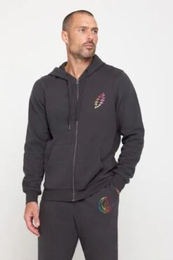 Spiritual Gangster Grateful Dead Rainbow Zip Hoodie -Yoga Sportswear-Spiritual Gangster HO30422S13 VTB 43605