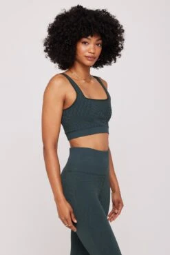 Spiritual Gangster Amara Matte Shine Seamless Bra -Yoga Sportswear-Spiritual Gangster HO33676007 HO33677008 DFR28