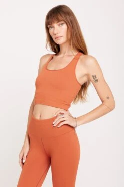 Spiritual Gangster Athena Seamless Crop Tank