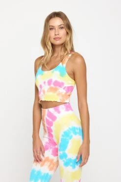 Spiritual Gangster Grateful Dead Amor Seamless Crop Tank -Yoga Sportswear-Spiritual Gangster HO33676S04 RIP 43806