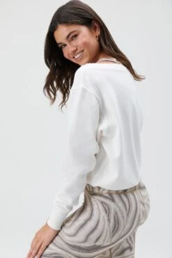 Spiritual Gangster Vida Off Shoulder Sweatshirt -Yoga Sportswear-Spiritual Gangster SP30417025 CRM 1370