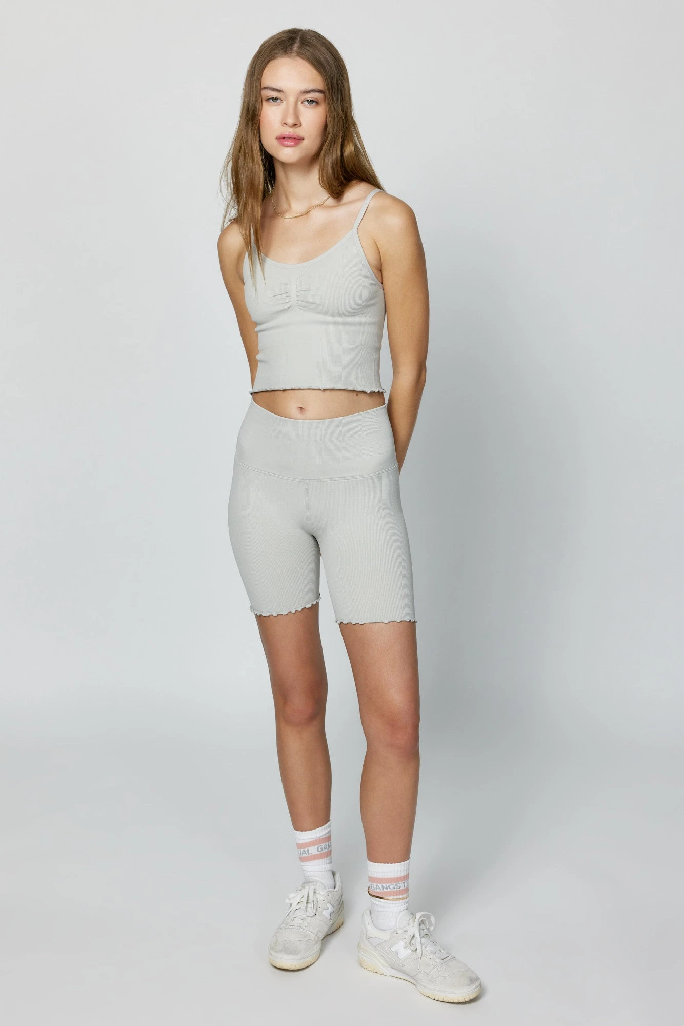 Spiritual Gangster Seamless Ruffle Biker 5 Spiritual Gangster Seamless Ruffle Biker - Image 5