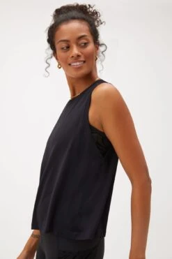 Spiritual Gangster Elite Seamless Tank -Yoga Sportswear-Spiritual Gangster SP33611011 BLK 4015