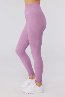 Spiritual Gangster Love Sculpt 7/8 Ruffle Legging -Yoga Sportswear-Spiritual Gangster SP33677002 amh 11