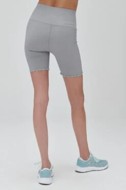 Spiritual Gangster Seamless Ruffle Biker Short -Yoga Sportswear-Spiritual Gangster SU33608004 FSG 10930