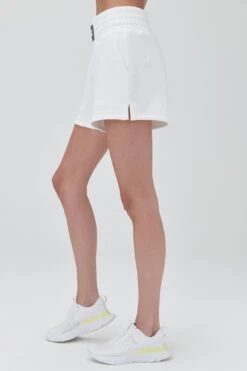 Spiritual Gangster Smocked Waist Short -Yoga Sportswear-Spiritual Gangster SU40408001 STN 3