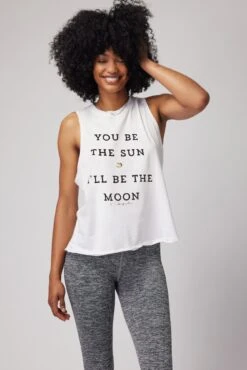 Spiritual Gangster Sun Moon Gigi Muscle Tank