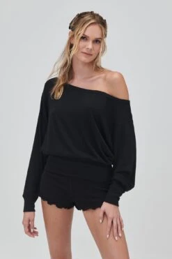 Spiritual Gangster Ballet Rib Banded Hem Vida