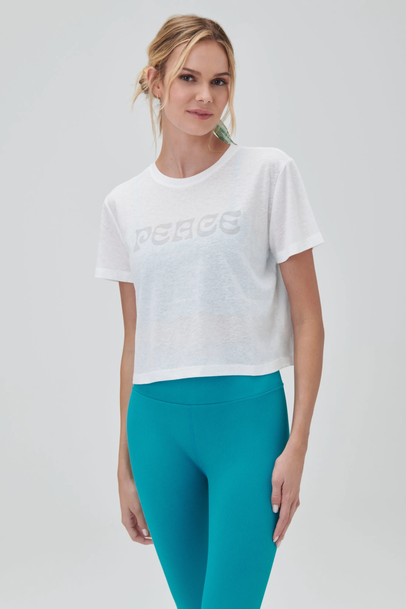 Spiritual Gangster Peace Crop Tee 1 Spiritual Gangster Peace Crop Tee