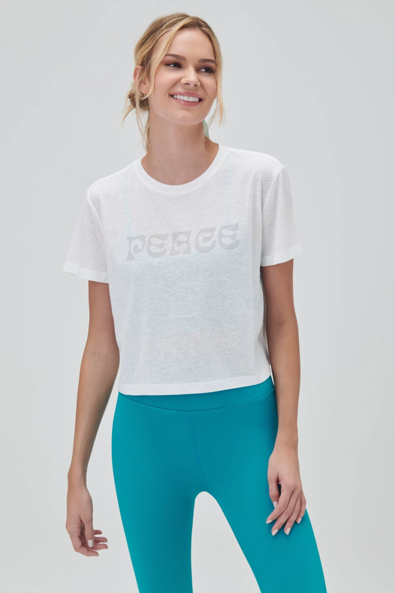 Spiritual Gangster Peace Crop Tee 2 Spiritual Gangster Peace Crop Tee - Image 2