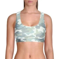 Spiritual Gangster Womens Studio Camouflage Fitness Sports Bra